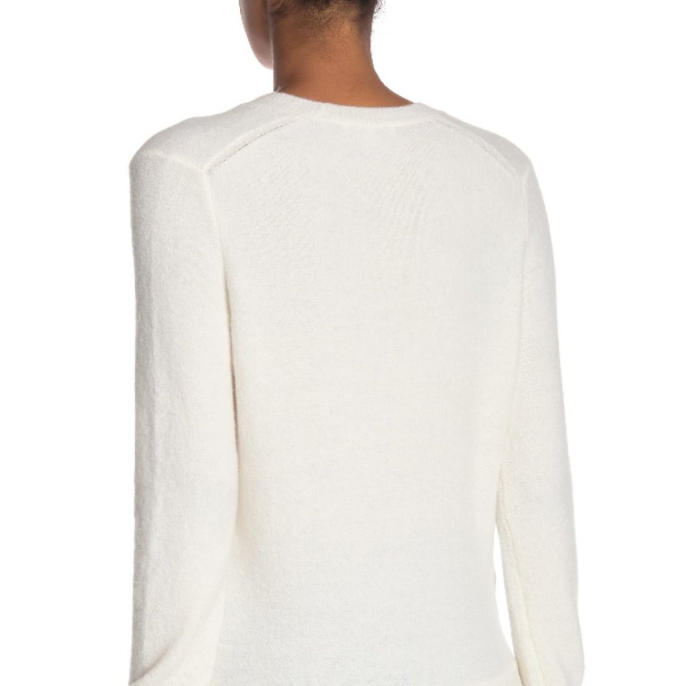 *HOST PICK*Madewell wrap front Ivory BNWT sweater - Picture 2 of 10